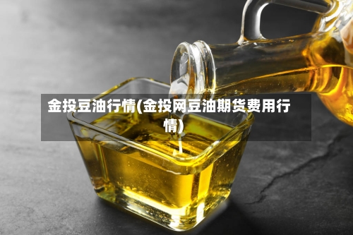 金投豆油行情(金投网豆油期货费用行情)