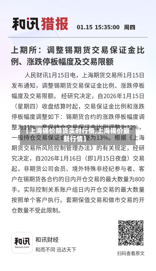 【上海锡价期货实时行情,上海锡价最新行情】-第3张图片